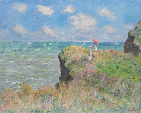 Exploring Claude Monet’s Cliff Walk at Pourville: A Masterpiece of Impressionism