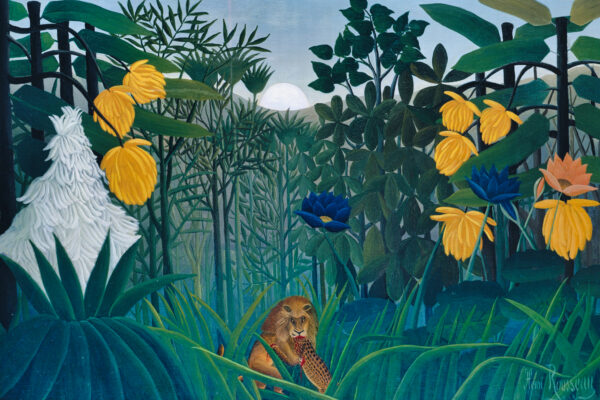 Exploring Henri Rousseau’s “Le Repas du Lion”: A Masterpiece of Jungle Fantasy