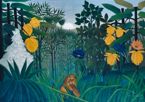 Exploring Henri Rousseau’s “Le Repas du Lion”: A Masterpiece of Jungle Fantasy